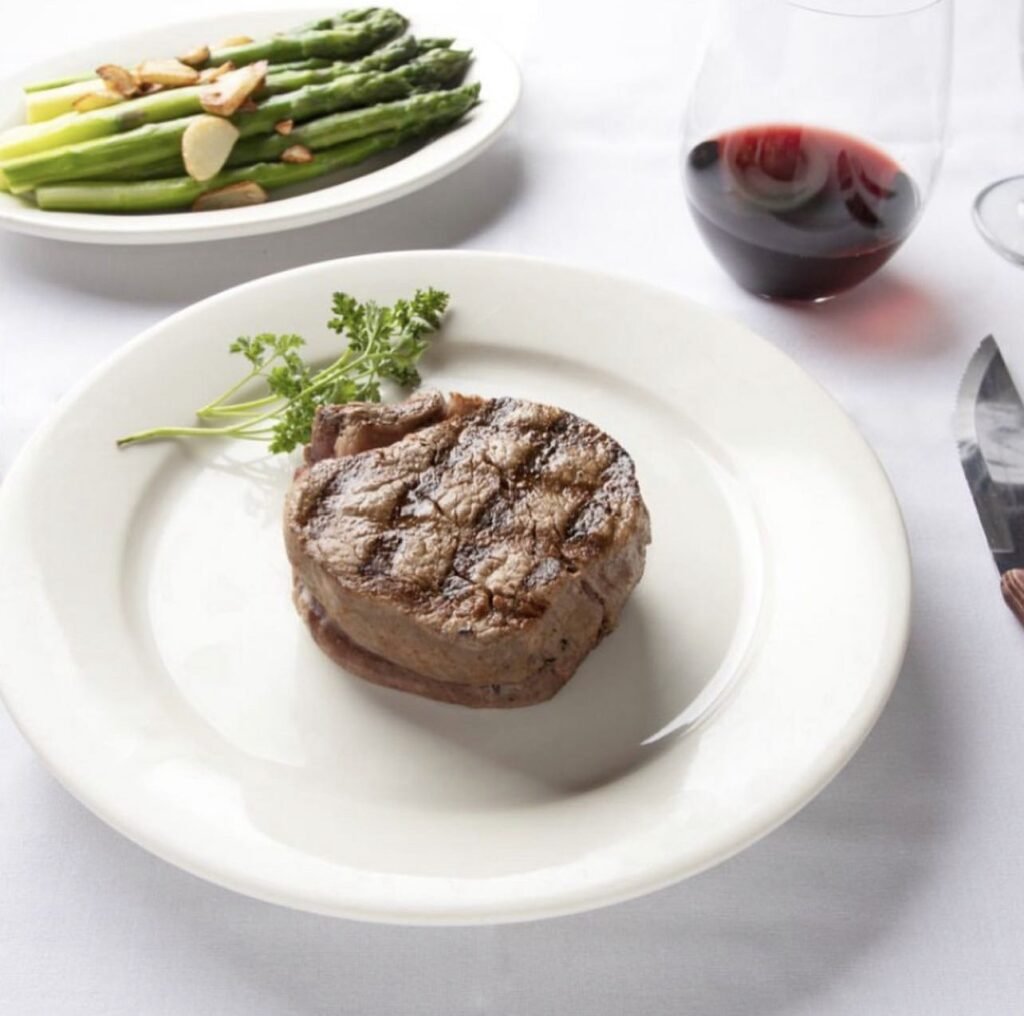 Filet mignon steak at Allendale Steakhouse in Allendale, NJ